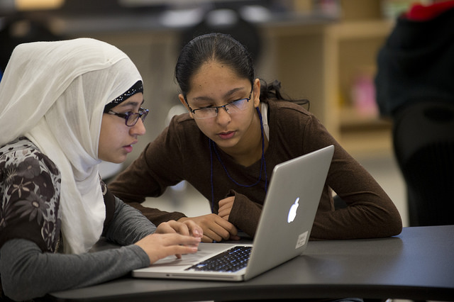 Students working on laptop.(alberta.ca)
