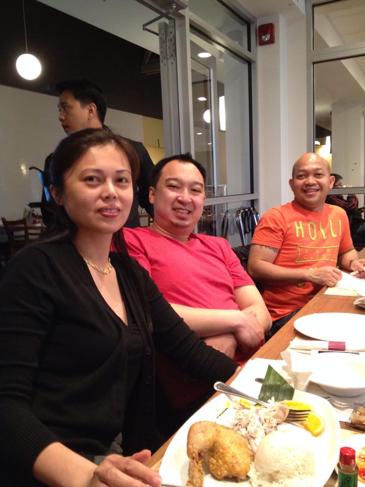 The Filipino Connection's Chester Tiongson (center ) with wife May and sales director Carlo Colinares.(Photo courtesy of Tony Surtida/Crosstown Auto Centre).