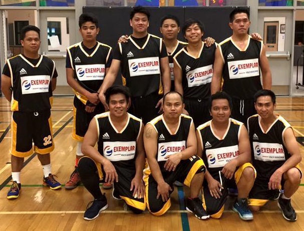 Exemplar Wealth Management Corporation's first team in the PSA League poses for posterity after clinching their first victory.(Contributed photo)
