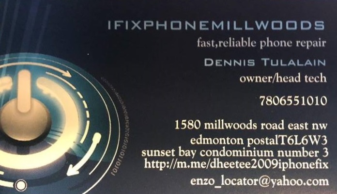 i fix phone mill woods dennis tulalain