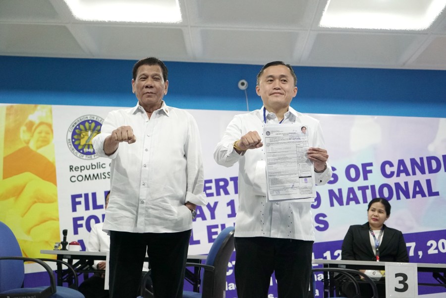 bong go filing with prrd